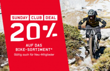 SUNDAY CLUB DEAL – 20% auf das Bike-Sortiment bei Ochsner Sport