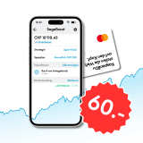 Exklusiv – 1 Jahr gebührenfrei anlegen + CHF 60.- Startbonus mit Kaspar& Sparplan / Anlage-App inkl. gratis Mastercard