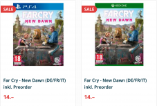 Far Cry – New Dawn (DE/FR/IT) inkl. Preorder PS4 & Xbox One (Abholung)