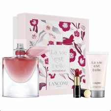 Lancôme La vie est belle Duftset mit 50ml Parfüm, Bodylotion und Lippenstift