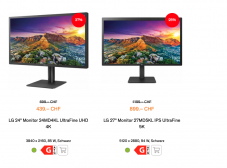 LG 27MD5KL UltraFine 5K, 5120 x 2880 und LG 24MD4KL UltraFine 4K 3840×2160