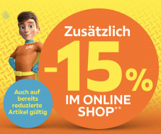 Nur noch heute: Zusätzlich -15 % im Online Shop bei Lipo