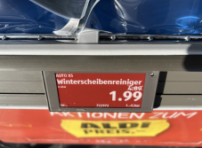 Winterscheibenreiniger jetzt in Aktion