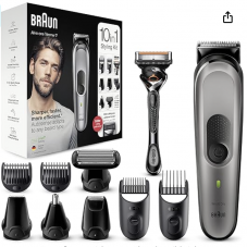 Braun Multi-Grooming-Kit 7, 10-in-1 Barttrimmer und Haarschneider bei Amazon