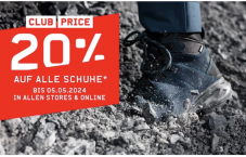 Ochsner Sport: CLUB PRICE 20% AUF ALLE SCHUHE