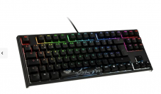 DUCKY ONE 2 TKL – Gaming-Tastatur, Kabelgebunden, QWERTZ, Tenkeyless (TKL), Mechanisch, Cherry MX Red, Schwarz/Weiss bei MediaMarkt