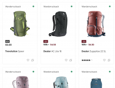 Sale auf Wanderrucksäcke bei Sport X