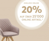 Livique 20% auf 25’000 Artikel: Z. B. Stühle!