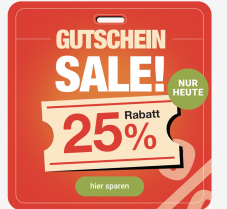 Nur noch bis Mitternacht – 25% Apfelkiste Gutscheine (Achtung nur 50 & 100 CHF)