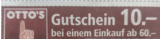 Noch ein Ottos 10 ab 60 – gültig bis Spätherbst 2025 (!)