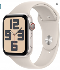 Apple Watch SE (2. Generation, 2023) (GPS + Cellular, 44 mm) Smartwatch bei Amazon