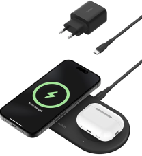 Belkin BoostCharge Pro kabellose 2-in-1-Ladestation mit magnetischem Qi2 bei Amazon