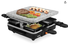 Tristar Raclette RA-2745 – Steingrillplatte – für bis zu 4 Personen bei amazon