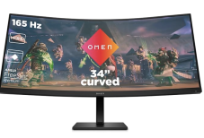 HP OMEN 34c Gaming Monitor – 34 Zoll Bildschirm, WQHD Display, 165Hz bei amazon