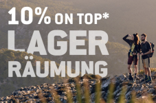 BergFreunde: 10% on Top bei Lagerräumung