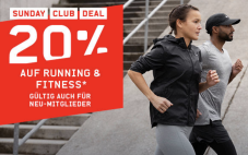 Sunday Club Deal! 20% auf Running & Fitness bei Ochsner Sport