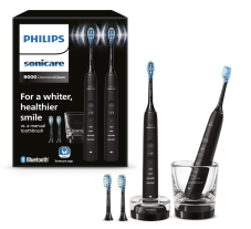 Philips Sonicare DiamondClean 9000 elektrische Zahnbürste, Doppelpack Bürstenköpfe bei Amazon