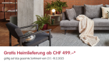 Micasa – Gratis Lieferung ab Bestellwert von CHF 499.-