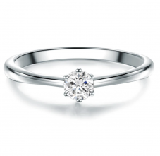 Sterling Silber Ring mit Zirkonia-Stein für CHF 27.90 inkl. Versand