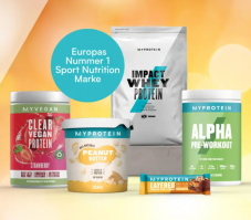 Myprotein: 45% Rabatt auf Bestseller mit exklusivem Gutscheincode