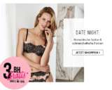 3. BH gratis oder 50% Rabatt auf den zweiten BH bei Hunkemöller