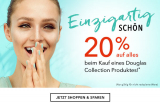 20% auf alles bei Douglas beim Kauf eines Douglas Collection Produktes, z.B. Douglas Collection Ultimate Shine Haarmaske für CHF 12.72 statt CHF 15.90