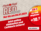 Red Sunday bei MediaMarkt: Beim Einkaufen eine Geschenkkarte mit bis zu CHF 210.- Wert erhalten