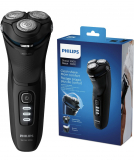 Amazon DE: Philips Rasierer Series 3000 Elektrischer Nass- und Trockenrasierer inkl. ausklappbarem Trimmer und Reisetasche für CHF 39.- inkl. Versand & Zoll