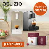 Delizio: Oster-Special – 192 Kapseln geschenkt beim Kauf einer Maschine