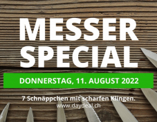 Messer-Special bei Daydeal.ch – 7 Schnäppchen mit scharfen Klingen