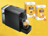 Delizio Viva Kaffeemaschine + 48 Kapseln bei La Semeuse