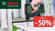 Diverse Bosch artikel bis zu 50 % Rabatt bei Jumbo z.B. Bosch Tischbohrmaschine PBD 40 mit 710 W