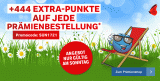 444 Extra-Superpunkte auf jede Prämienbestellung – nur heute