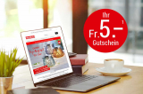 Weltbild Gutschein für 5 Franken Rabatt ab 15 Franken Bestellwert bei Newsletter-Anmeldung