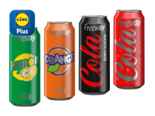 Lidl Softdrink Dosen (Lemon, Orange, Cola und Cola Zero) für CHF 0.15 pro Dose (mit LIDL Plus)