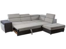 Conforama Black Friday Deal – Ecksofa Cantania inkl. verstellbaren Kopfstützen, 2 Hockern + CHF 200 Gutschein