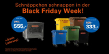 Contreag Black Friday – 800L Stahlcontainer & 770L Kunststoffcontainer inkl. gratis Lieferung