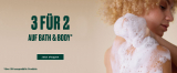 3 für 2 auf über 100 Bath & Body Produkte von THE BODY SHOP