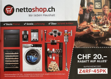 nettoshop.ch Gutschein für CHF 20.– Rabatt auf alles ab CHF 200.– bis am 28.02.2025