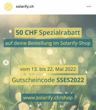 Investiere in Solarpanels mit 50.- Rabatt bei Solarify