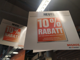 [lokal] Migros Wohlen AG: 10% auf alles – kombinierbar mit 10.- ab 80.- Schaltjahr-Bon