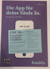 Frankly Gutschein CHF 50 – Vergleich VIAC und Finpension