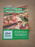 40 CHF Rabatt Uber Eats