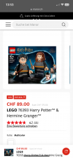 LEGO 76393 Harry Potter™ & Hermine Granger™