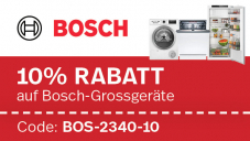 nettoshop Gutschein für 10% Rabatt auf Bosch-Grossgeräte (exkl. Set-Artikel & Waschtürme)