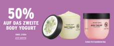 50% auf zweites Body Yogurt von THE BODY SHOP