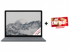 Microsoft Surface Laptop, Core i5-7200U (2x 2.5GHz), 8 GB RAM, 256GB bei MediaMarkt + 150 CHF Gutschein