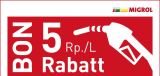 Migrol Rabattbon für 5 Rp/L – unlimitiert bis 22.12 einlösbar