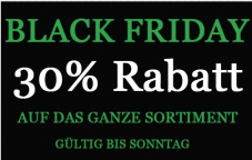 Monoversand 30% Black Friday Rabatt bis Sonntag