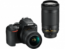 NIKON D3500 Kit mit 18-55mm + 70-300mm  bei MediaMarkt für 599.- CHF